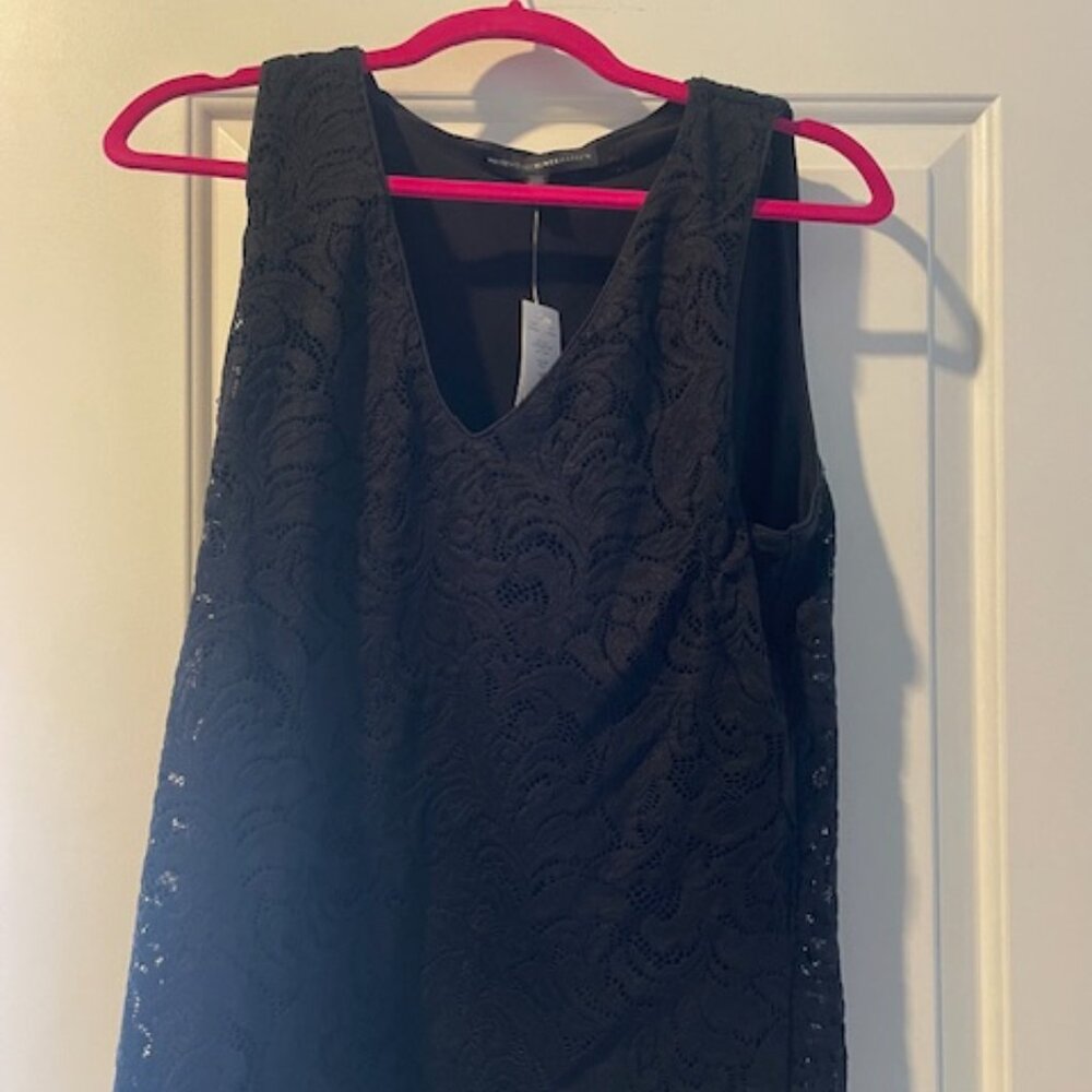 White House Black Market Lace Sleeveless Top